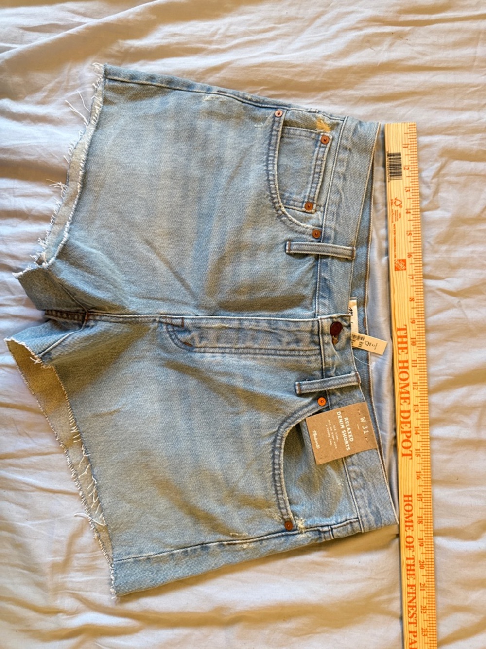 Madewell relaxed denim shorts NWT